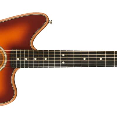 Fender American Acoustasonic Jazzmaster 2021 - Present - Tobacco Sunburst image 1