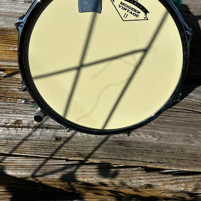 Custom made Snare Drum 12” x 5” Maple Snare 2025 - Distressed Retro Blue Venetian Plaster image 18