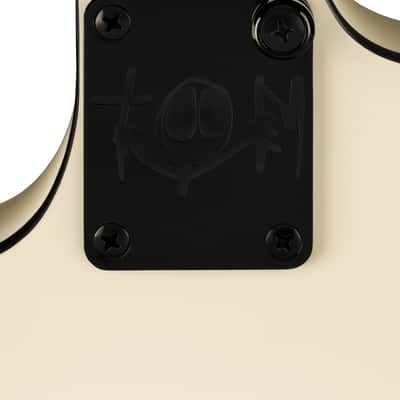 FENDER - Tom DeLonge Starcaster Rosewood Fingerboard Black Hardware Satin Olympic White - 0262370505 image 7
