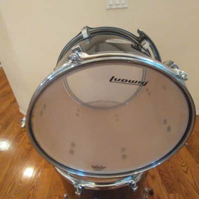 Ludwig Accent series 13 round x 11 inch rack tom gloss black excellent condition! image 7