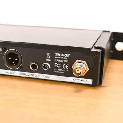 Shure SLX4 Wireless Receiver - H5 Band: 518-542 MHz (NO POWER SUPPLY) CG01YDT image 6