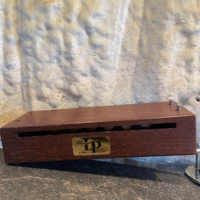 Vintage LP - Latin Percussion Wood Block and Cowbell With Bass Drum Hoop Mount image 2