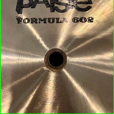 Paiste Formula 602 18" Flat Ride Medium Seven Sound Set 4 RARE 1970s MADE/FINISHED IN WEST GERMANY! 1732g image 11