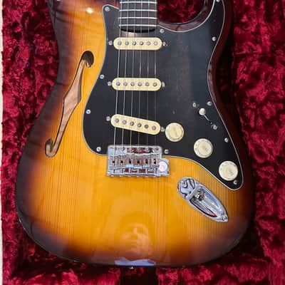 Fender Suona Stratocaster Thinline Violin Burst / 7lbs. 0.5 oz. #US23066201 image 2