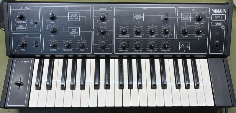 Yamaha CS-5 Monophonic Synthesizer 1978 - 1983 - Black image 1