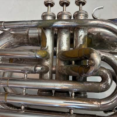 Blessing BM311S Silver-Plated Marching Baritone – Good Condition, Original Case image 12