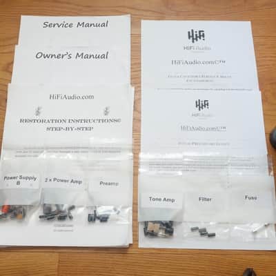 Kenwood model 500 restoration kit filter capacitor repair rebuild fix image 1