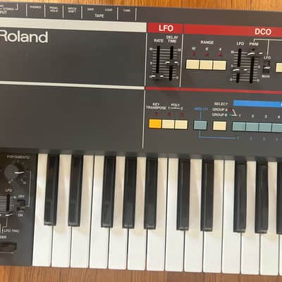 Roland Juno-106 61-Key Programmable Polyphonic Synthesizer 1984 - 1985 - Black image 7