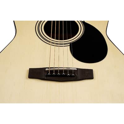 Cort AF510EOP Standard Series Acoustic Electric Concert Guitar. Open Pore image 7