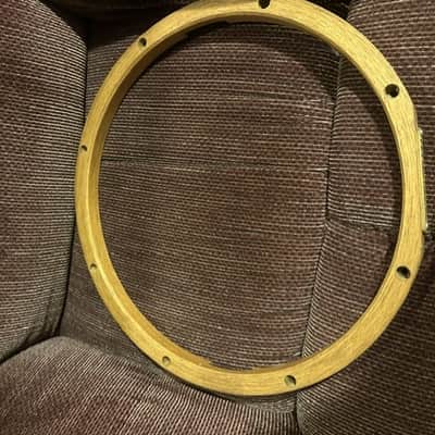 BRO Creation 14" WOOD OAK SNARE HOOPS PAIR - 8 HOLE image 2
