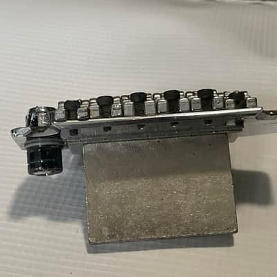 1990's Korean Ibanez RG Series SLT101 SLT-101 Chrome Floyd Rose Single Locking Tremolo Bridge & Arm image 7