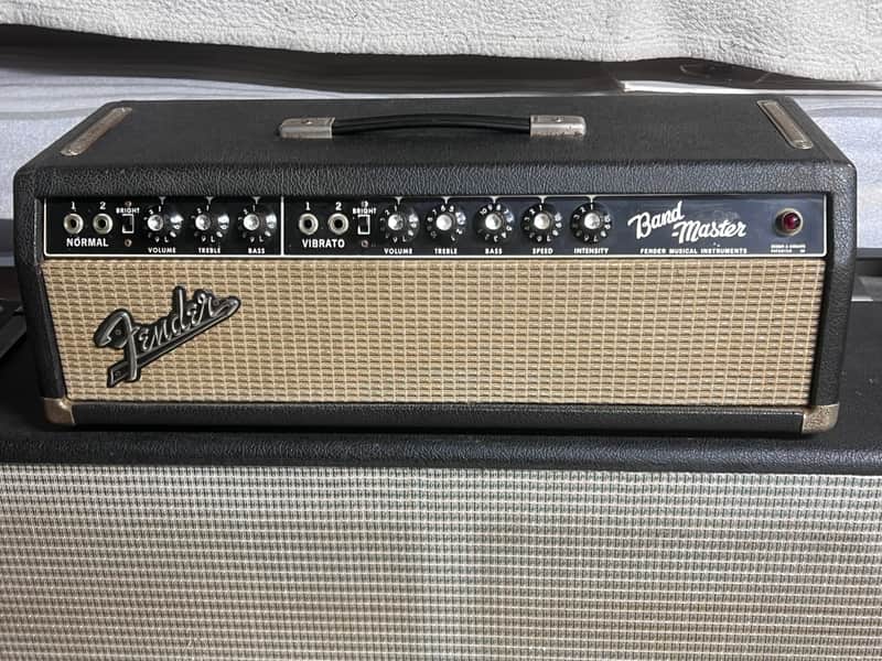 Fender Bandmaster (AB763) Blackface 1964-65 Tube Amplifier with Vibrato FULLY SERVICED image 1