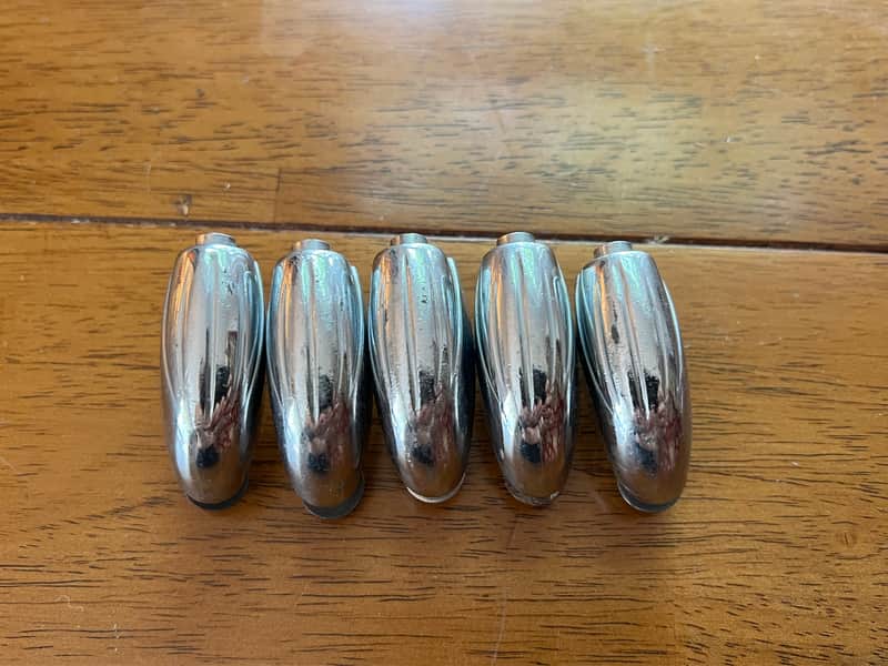 Gretsch Beaver Tail Lugs x 5 60s - Chrome image 1