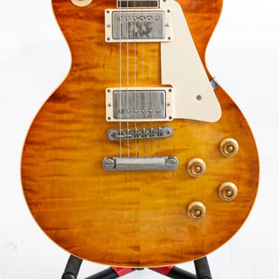 1997 Gibson Custom Shop Historic Collection 59 Les Paul Reissue Flame Top in Faded Cherry Burst 1959 R9 image 2