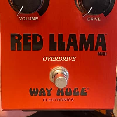 Way Huge WHE203 Red Llama Overdrive MkII 2012 - 2019 - Red image 1