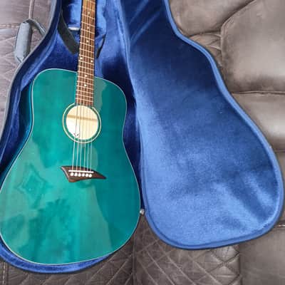Dean Playmate PLAYPD-TBL 2013 - Transparent Blue w/ Martin Case image 1