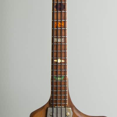 Wandre  Rock Basso Solid Body Electric Bass Guitar (1961), black tolex hard shell case. image 8
