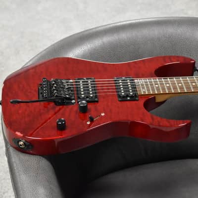Ibanez RG 320 QS - 2000 Red Wave gloss with Floyd Rose image 13