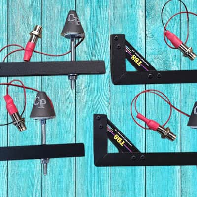 4 pak of Black 2 zone drum triggers image 1