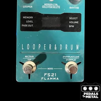 Flamma FS21 Looper & Drum 2021 - Present - Teal - X17771 image 1