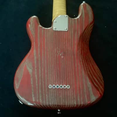JD Guitars 2022 Couchcaster Red /Silver image 4