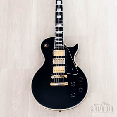 1981 Gibson Les Paul Custom Black Beauty 3 Pickup Ebony w/ Tim Shaw & T Tops, Case image 2