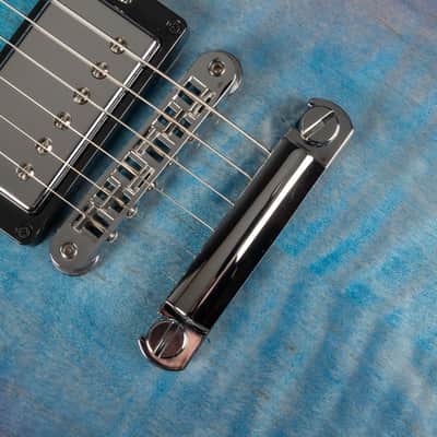 2021 Gibson SG Modern LH Left Handed - BBF Blueberry Fade | USA "AA" Flame Top Ebony Fretboard 24 Frets BurstBucker Pro Pickups Push Pull Coil Split 3.19kg | CoA OHSC image 15