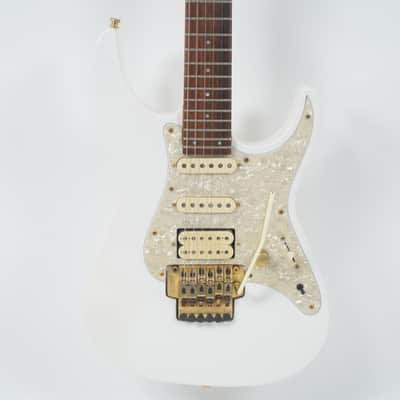 [SALE Ends June 30] FERNANDES LA-80KK L'Arc~en~Ciel KEN SIGNATURE MODEL MAPLE BODY Pearl White Gold image 5