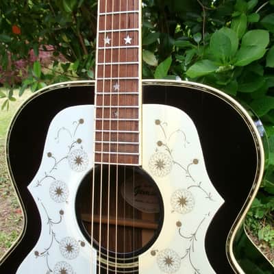 Rare 1970s Gemson GJ-400DX (Terada Gakki) - "Everly Style" Jumbo Acoustic - MIJ Japan Vintage + Gig Bag image 3