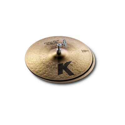 Zildjian K Custom Dark Hi Hat Cymbals 14" image 1