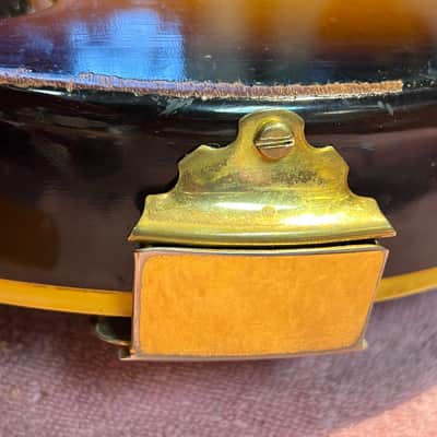 1959 Gibson EM-200 Florentine Electric Mandolin sunburst image 7