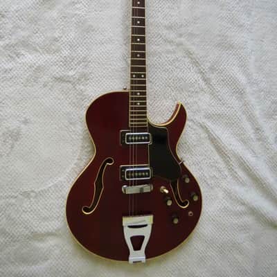 Ultra-Rare 1967 Standel 430-C Hollowbody – Sam Koontz / Harptone – Factory Gold Hardware (Serial 1004G) image 3
