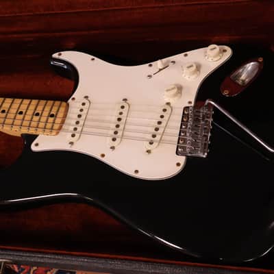 Fender 1973 Stratocaster Black Refin OHSC image 9