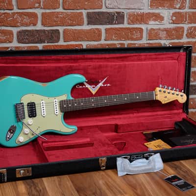 Fender Custom Shop W25 Custom Deluxe Relic HB S1 Stratocaster Aged Surf Green 2025 w/OHSC image 2