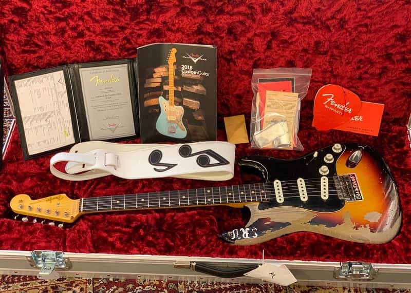 Fender Custom Shop Limited Edition 30th Anniversary Stevie Ray Vaughan Stratocaster By John Cruz image 1