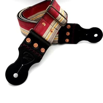 Bridge Strap & Belt Co. Mojave Sunset Stripe Guitar Strap image 2
