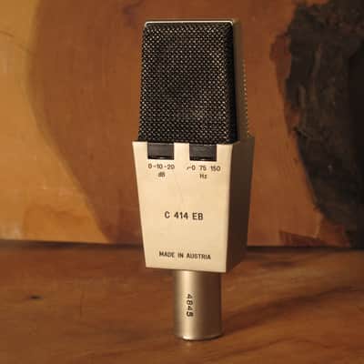 AKG C414 EB with Nylon CK12 Capsule 1970s - Silver SN4845 image 10