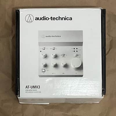 Audio Technica AT-UMX3 USB Desktop Audio Mixer - Limited Edition White image 4