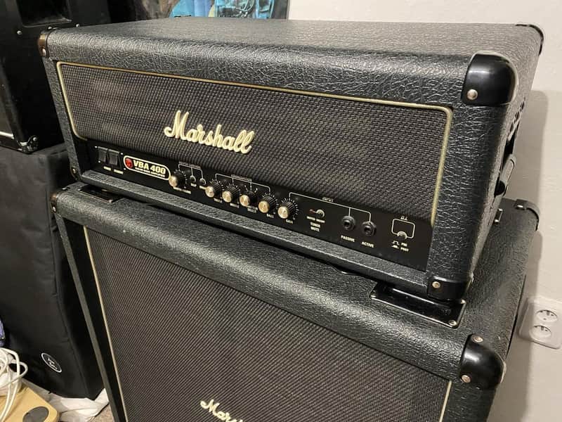 Marshall VBA VBA400 400-Watt Tube Bass Guitar Amp Head 2001 - 2013 - Black image 1