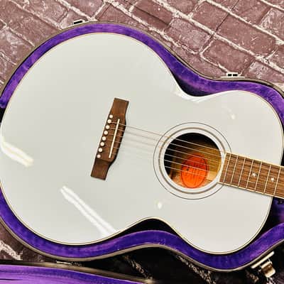 Epiphone J-180 LS Jumbo Ac/El Inspired by Gibson Frost Blue w/Case Auth Dlr #922 image 4