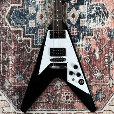 2021 Gibson Custom Shop Kirk Hammet 1979 Flying V Black Murphy Labs Electric Guitar W/ Original Hardshell Case & Candy! image 7