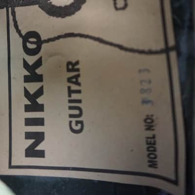 Nikko Guitar 3823 - Quilted Green Acoustic Guitar image 25