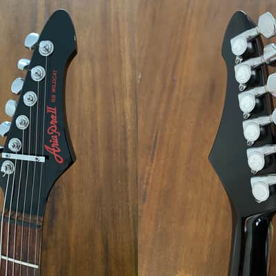 Aria Pro II Guitar, RS Wildcat, SUPER STRAT, Black, MIJ, 1986 image 7
