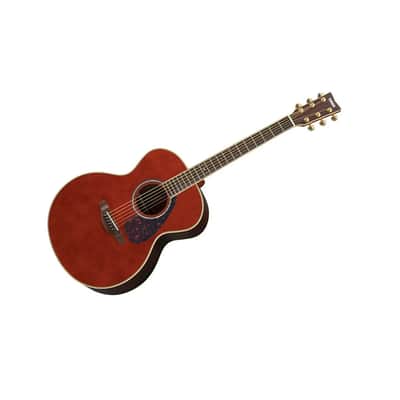 Yamaha LJ6 ARE Dark Tinted Med Jumbo Body Solid-Top Acoustic Guitar image 2