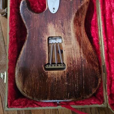 Fender Stratocaster with 3-Bolt Neck, Maple Fretboard 1973 - 1977 - Walnut (Mocha) image 5