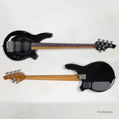 Ernie Ball Music Man John Myung Bongo HH 6-String Bass Black w/ Gator Bag 8.56lbs S08050 image 2