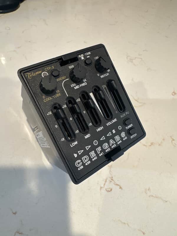 Takamine Ctp3 cool tube preamp 2020-2024 - Black image 1
