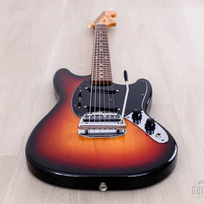 1997 Fender Mustang MG69-65 Sunburst '70s-Spec Non-Catalog Finish, Japan CIJ image 10