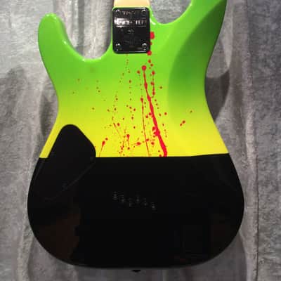 Custom Schecter 2002 NAMM Convention Horror Masterworks Display Catalog Guitar SIGNED Dawn Of The Dead George Romero Horror Halloween image 18