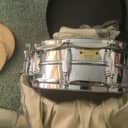 Ludwig LB402BTWM Brass Edition Supraphonic 6.5x14" 10-Lug Brass Snare Drum with Tube Lugs, P-86 Millennium Strainer 2001 - 2019 - Chrome Over Brass